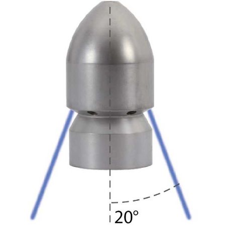 Afbeelding voor categorie Granaatnozzle 1/4 bi 20°