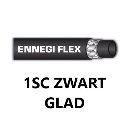 Afbeeldingen van Slang 1SC-08-280 Bar 150°C zwart glad