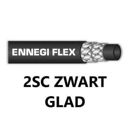 Afbeeldingen van Slang 2SC-06-420 Bar 150°C zwart glad