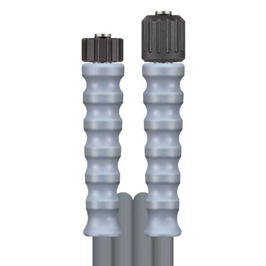 Afbeeldingen van Slang 2SN-08 grijs 50 M.RVS -Swivel 22 :