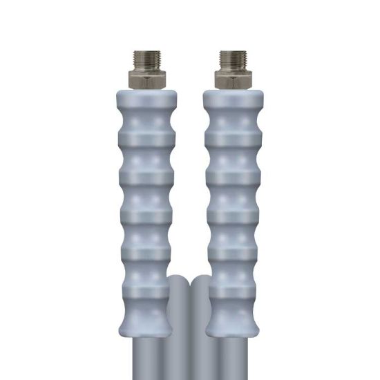 Afbeeldingen van Greyflex NW10 50 M.AGR 3/8 RVS + GKS GR