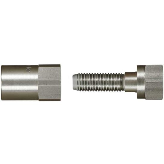 Afbeeldingen van Schroef armatuur DKR 1/2 NW 12 RVS PUReC