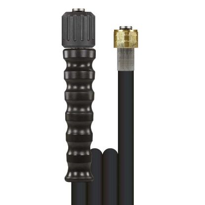 Afbeeldingen van Slang 1SN-08 glad ZW 10 M.RVS -Swivel22