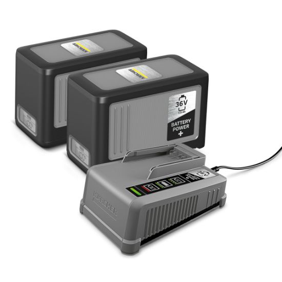 Afbeeldingen van Starterkit 2 x accu 36 V-7.5 Ah + lader