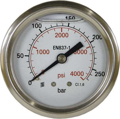 Afbeeldingen van Manometer 0-100 HI 63 mm 1/4"BU