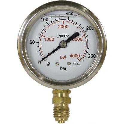 Afbeeldingen van Manometer 0-100 U 63mm 1/4BU