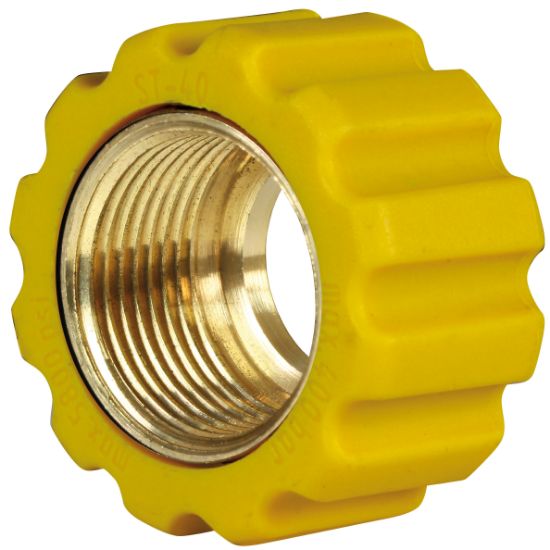 Afbeeldingen van Wartelmoer 22x1,5 16,4 mm geel