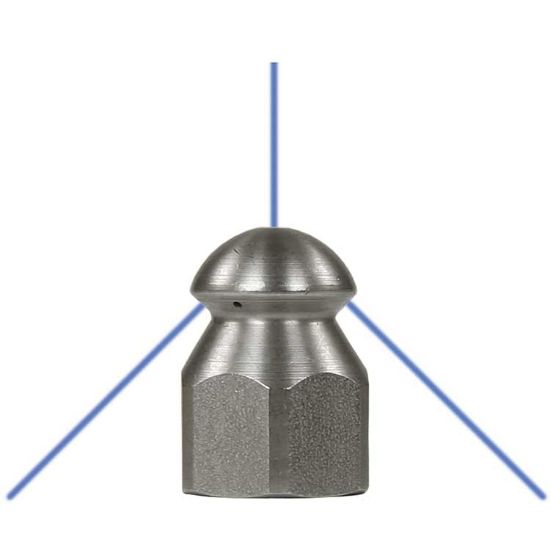 Afbeeldingen van Rioolnozzle 1/4 3x0,7h 1x0,7v 040