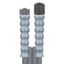 Afbeeldingen van Slang 2SC-10 grijs 15 M.RVS -Swivel 21 :