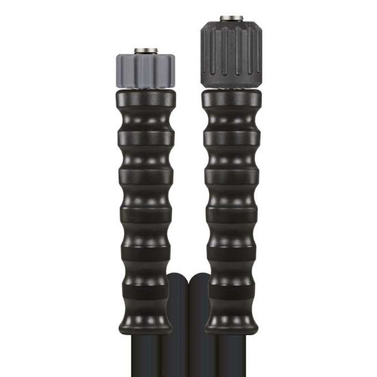 Afbeeldingen van Slang 1SN-10 glad ZW 15 M.RVS -Swivel21: