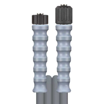 Afbeeldingen van Slang 2SN-08 grijs 10 M.RVS -Swivel 22 :