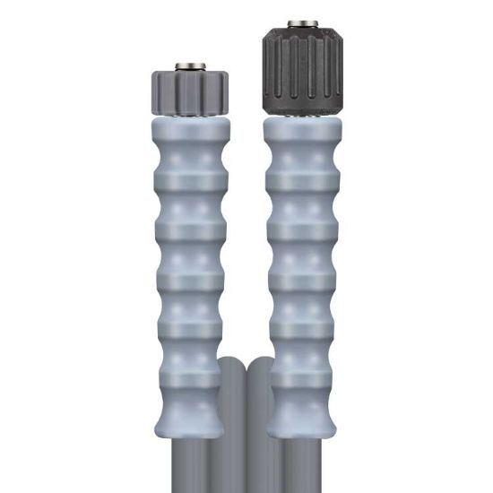 Afbeeldingen van Slang 2SN-08 grijs 15 M.RVS -Swivel 21 :