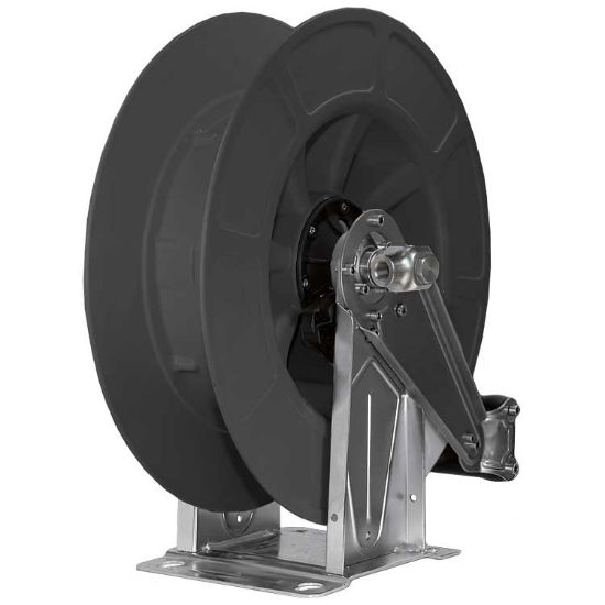 Afbeeldingen van Slanghaspel  21M. 22BU RVS /ABS zwart