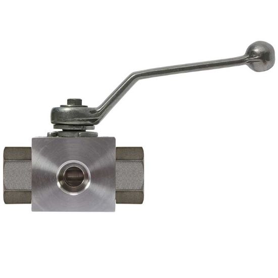Afbeeldingen van Driewegkraan 3/4"BI 315 bar RVS