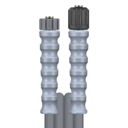 Afbeeldingen van Slang 1SN-06 grijs 15 M.RVS -Swivel 21 :