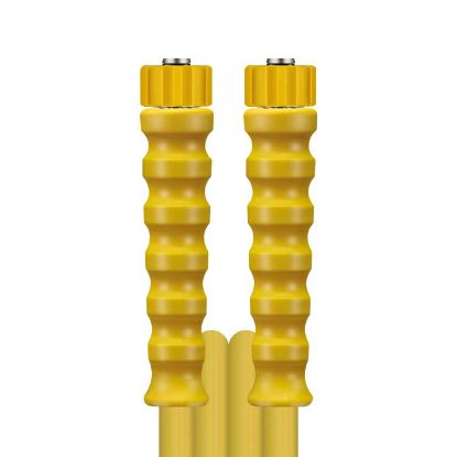 Afbeeldingen van Slang 2SC-08 geel 10 M.DKO 22 RVS +