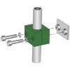 Afbeeldingen van Buisklem 22 mm met lasplaat