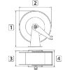 Afbeeldingen van Slanghaspel  21M. 22BU-11mm RVS /ABS gee
