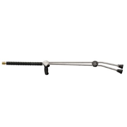 Afbeeldingen van Dubbellans 1.0 M inox met draaihandgreep