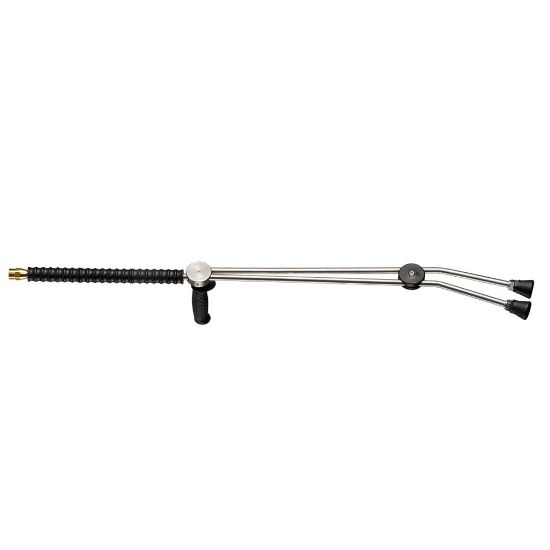 Afbeeldingen van Dubbellans 1.0 M inox met draaihandgreep