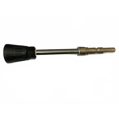 Afbeeldingen van Lans 100 MM inox + steeknippel D12 zonde