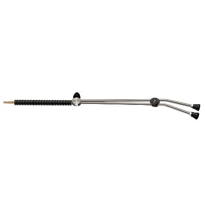 Afbeeldingen van Dubbellans 1.0 M inox met draaiknop (van