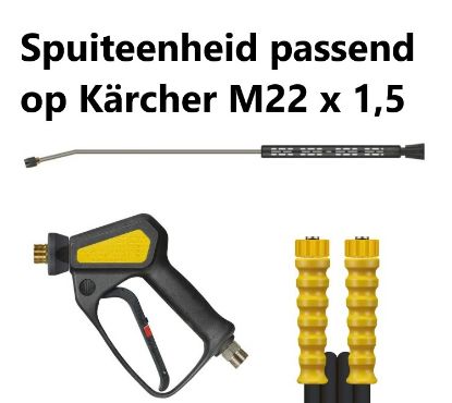 Afbeelding van een spuitset voor Kärcher machines