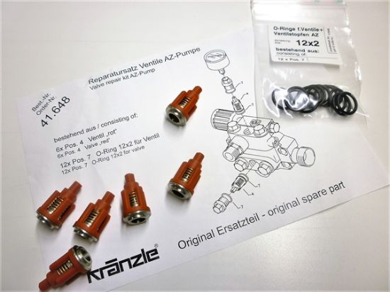Afbeeldingen van Repairkit kleppen AZ (7/120, 10/120, 10/