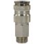 Afbeeldingen van Snelkoppeling 3/8"BI NW 7,4 + klep