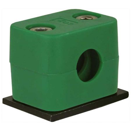 Afbeeldingen van Buisklem 15 mm met lasplaat