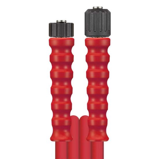 Afbeeldingen van Slang 1SN-08-315 rood 12 M.RVS -Swivel 2