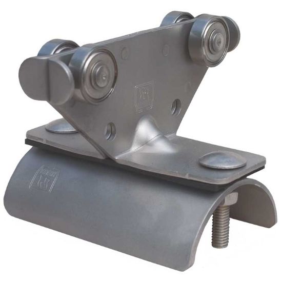 Afbeeldingen van Slangwagen 55x20 mm 30 mm RVS