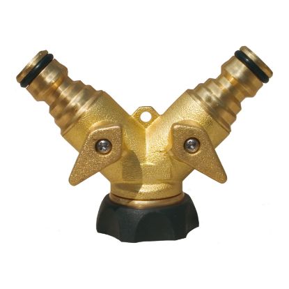 Afbeeldingen van Kraanstuk 3/4"BI Messing/Rubberen  met 2