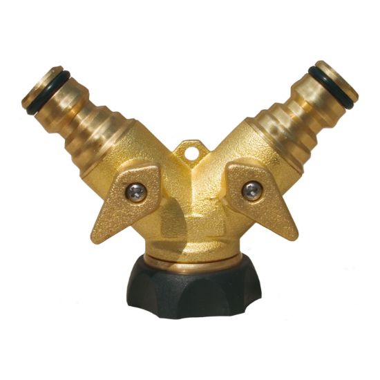 Afbeeldingen van Kraanstuk 3/4"BI Messing/Rubberen  met 2