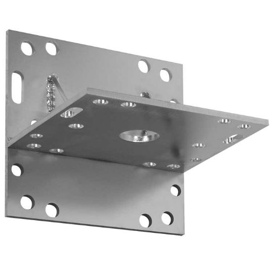 Afbeeldingen van Wandhouder voor zwenkarm 190x190mm