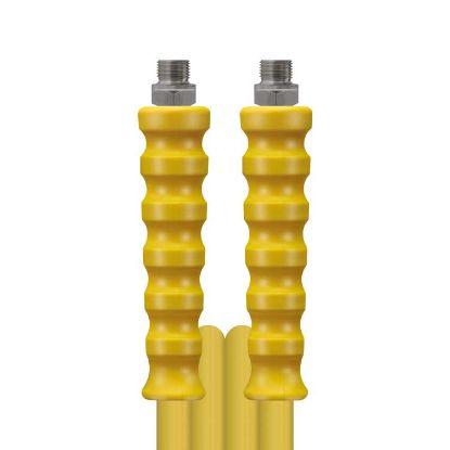 Afbeeldingen van Slang 2SC-10 geel 10 M.AGR 3/8 + KBS