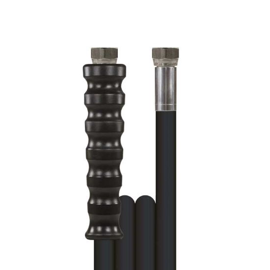 Afbeeldingen van Slang 1SN-08 ZW 10 M.DKR 3/8 + 1xKBS zwa