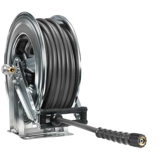 Afbeeldingen van Slanghaspel  2SC-08 30M.ZW M22-draaib. R