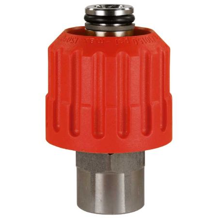 Afbeeldingen van Draaikoppeling 24:1/4BI RVS /rood 700 b