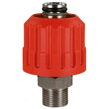 Afbeeldingen van Draaikoppeling 24:3/8"BU RVS /rood 700 b