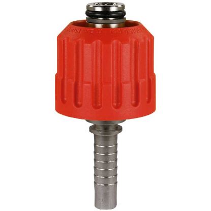 Afbeeldingen van Persnippel DKO NW 10 met moer M 24 RVS