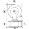 Afbeeldingen van Slanghaspel  30 M. 1/2-1/2BI RVS 300 bar
