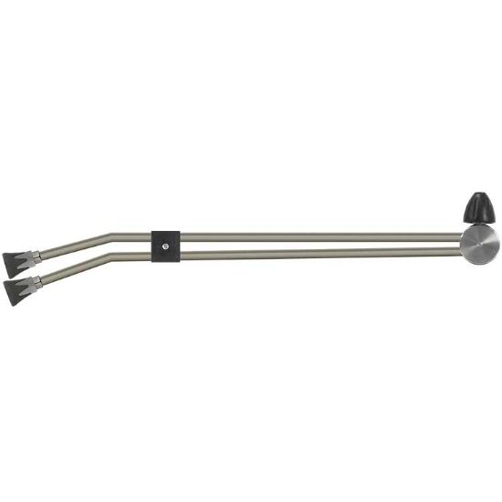 Afbeeldingen van Dubbele lans ST-53.2-600 a.V. 1/4"BI RVS