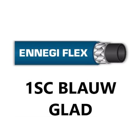 Afbeeldingen van Slang 1SC-12-250 Bar 150°C Blauw glad