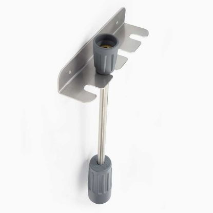 Afbeeldingen van Lanzenhouder RVS 4-vaks voor K-lans