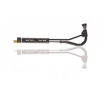 Afbeeldingen van Knikbare lans 670 MM inox met handgreep