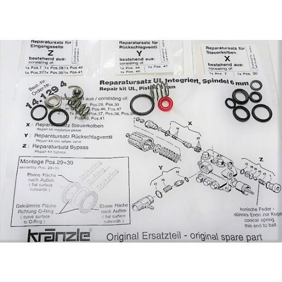 Afbeeldingen van Repairkit ULH 250 integr. AP pomp