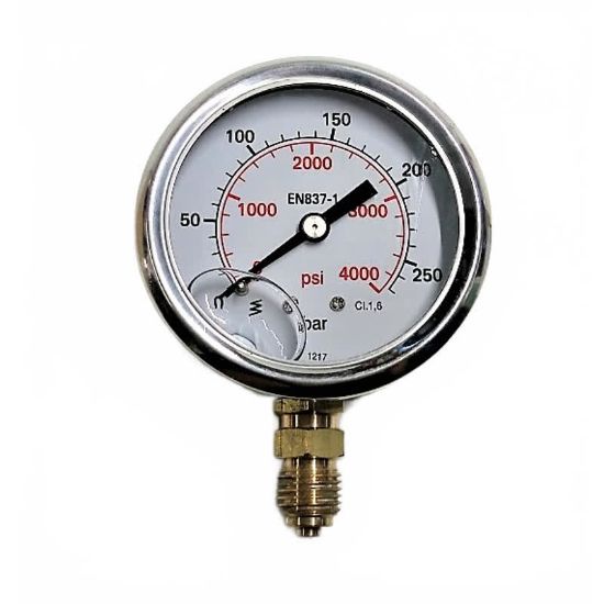 Afbeeldingen van Manometer 250 bar 63MM 1/4" (radiaal)
