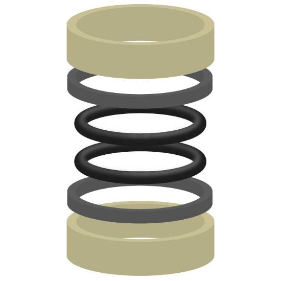 Afbeeldingen van Rep.Kit Swivel ST-322 RVS LD