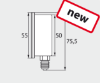 Afbeeldingen van Manometer 0-250 U 50 mm 1/4"BU WIKA